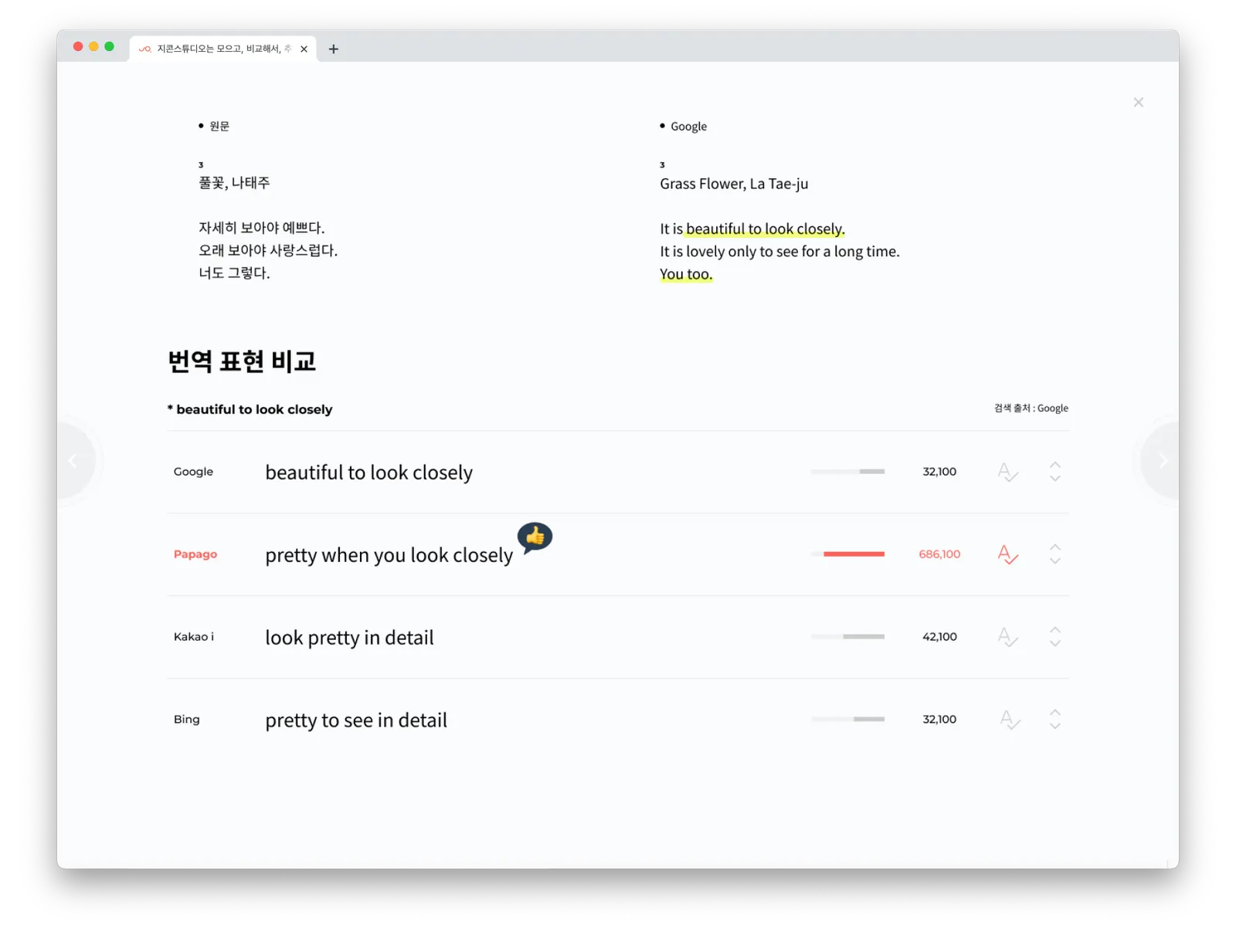 지콘스튜디오 번역 비교 추천